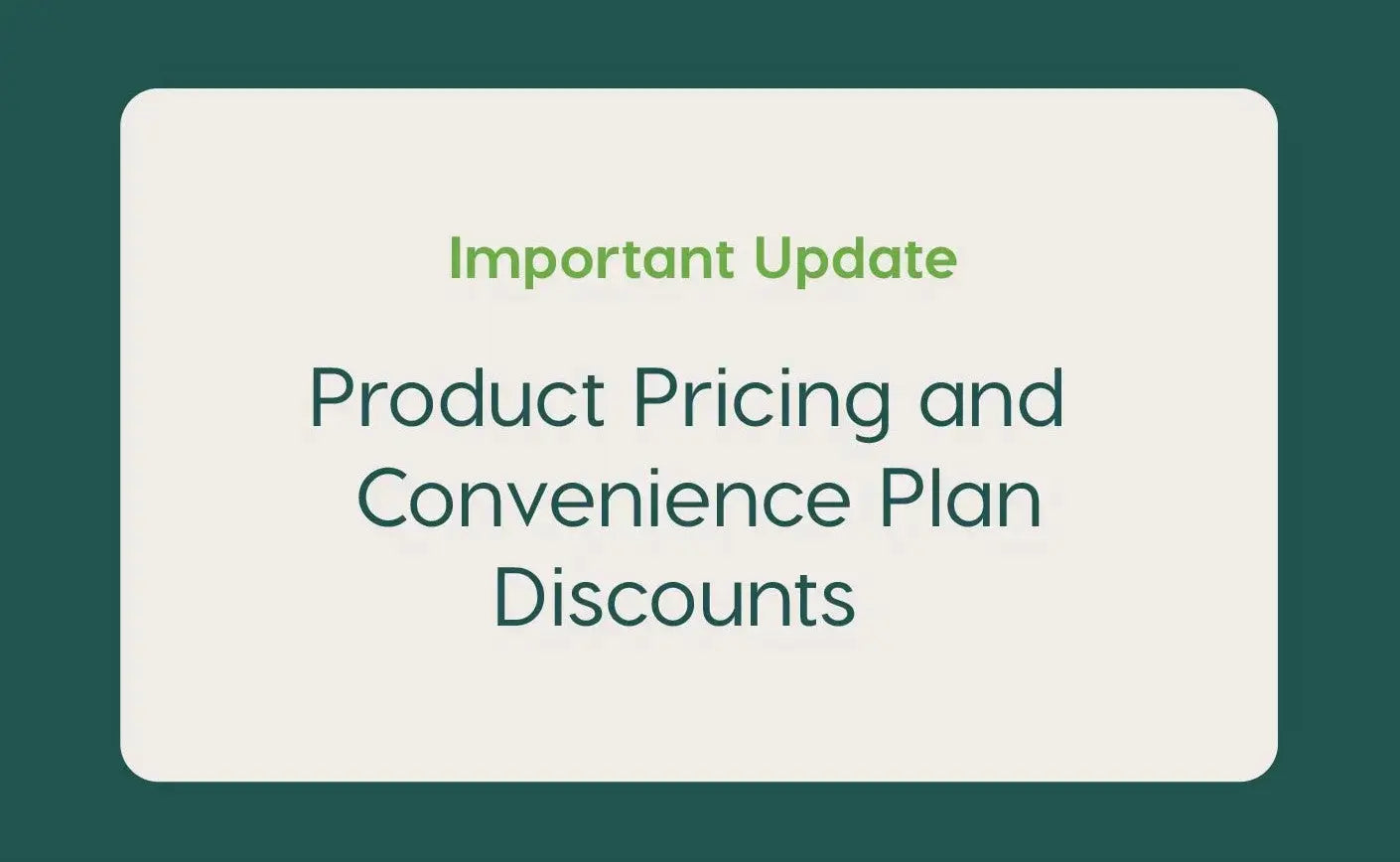 Notice: Univera Price and Convenience Plan Update