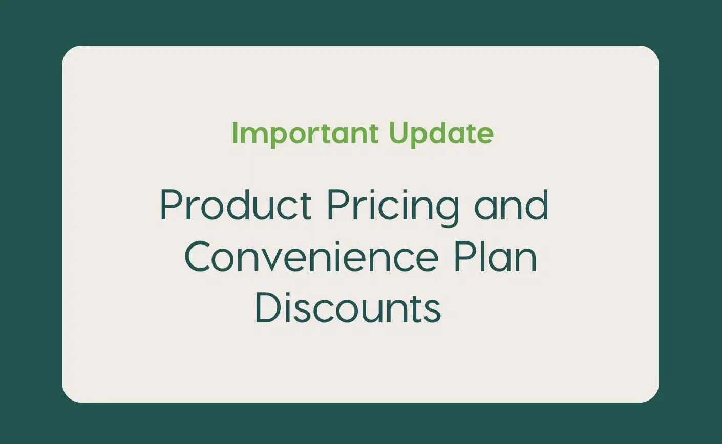 Notice: Univera Price and Convenience Plan Update